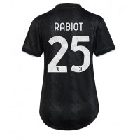 Juventus Adrien Rabiot #25 Fotballklær Bortedrakt Dame 2022-23 Kortermet